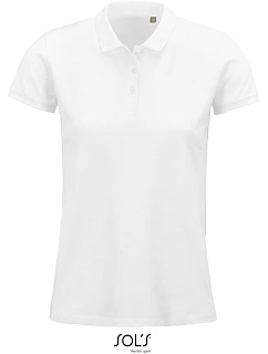 SOL'S Planet Women Dámské piqué polo z bio bavlny 25.3575 white