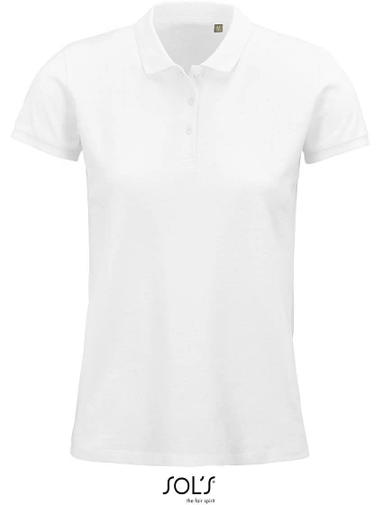 SOL'S Planet Women Dámské piqué polo z bio bavlny 25.3575 white SOL'S Planet Women Dámské piqué polo z bio bavlny 25.3575 white