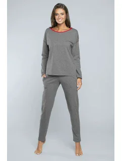 Italská móda Accent long length sp. barva:medium melange