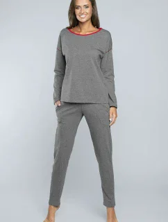 Italská móda Accent long length sp. barva:medium melange