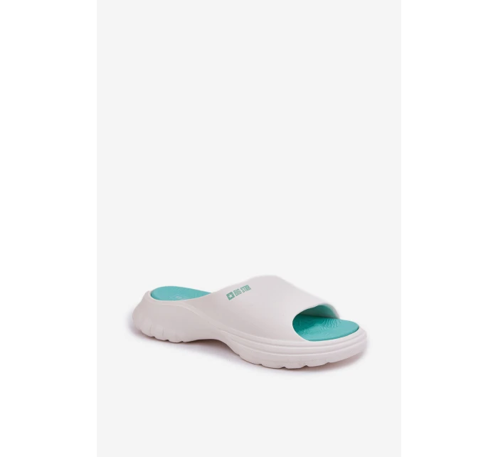 Pěnové Dámské Pantofle Big Star model 21694551 Bílé - Big Star Shoes Pěnové Dámské Pantofle Big Star model 21694551 Bílé - Big Star Shoes