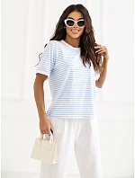 Tričko IT TS 20881.85 bílo-modré Tričko IT TS 20881.85 bílo-modré