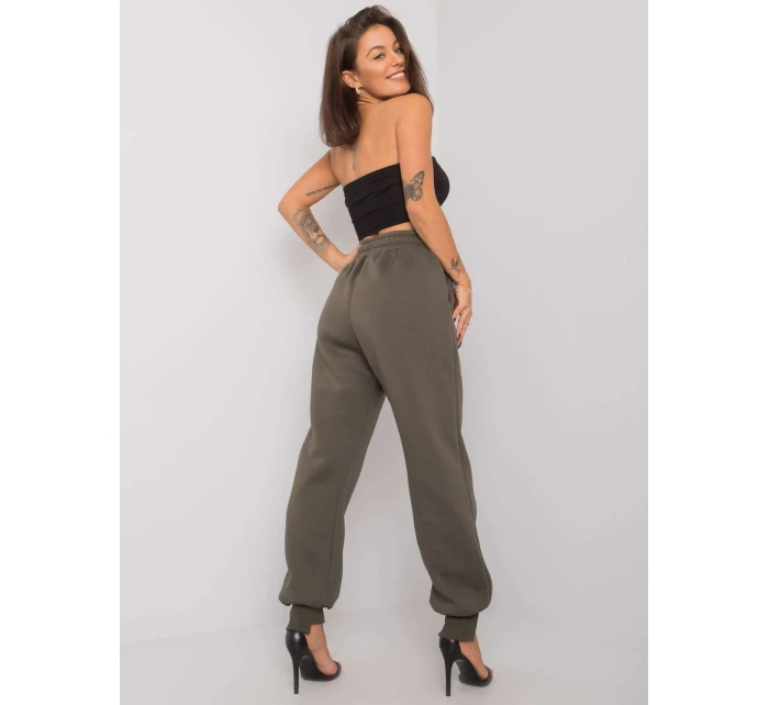 Tepláky RV DR 7237.81 tmavá khaki