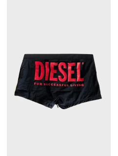 Pánské plavecké boxerky A09676-0JMAK-900 černá-potisk - Diesel