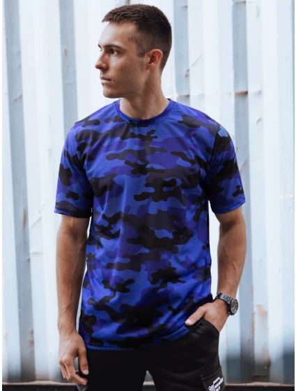 FashionStreet modré moro pánské tričko RX5595 FashionStreet modré moro pánské tričko RX5595