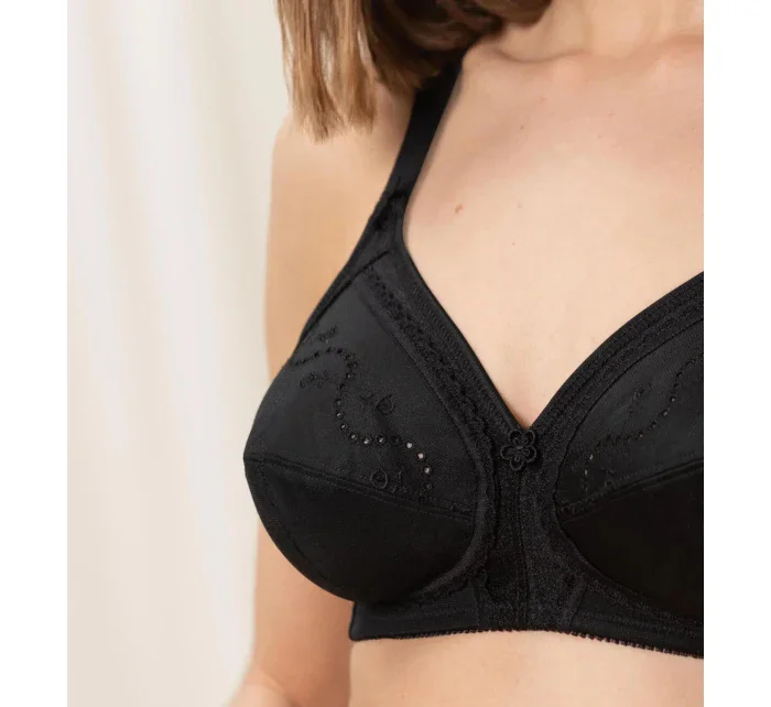 Dámská podprsenka Doreen + Cotton 01 N - BLACK černá - Triumph Dámská podprsenka Doreen + Cotton 01 N - BLACK černá - Triumph