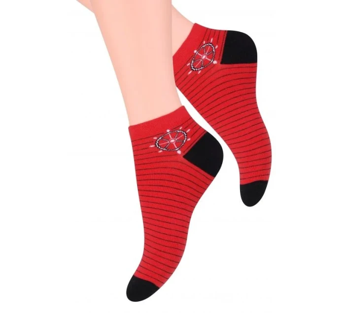 Dámské kotníkové ponožky Steven art.114