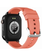 Chytré hodinky Gravity GT15-3 Červený silikonový řemínek + černý náramek