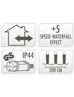 LAMPKI CHOINKOWE   220 LED BIAŁY 5 model 21832446