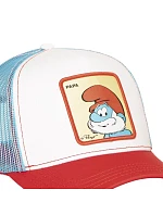 Capslab Šmoulové Papa Smurf Trucker cap - CL/SMU/1/CT/PAPAB