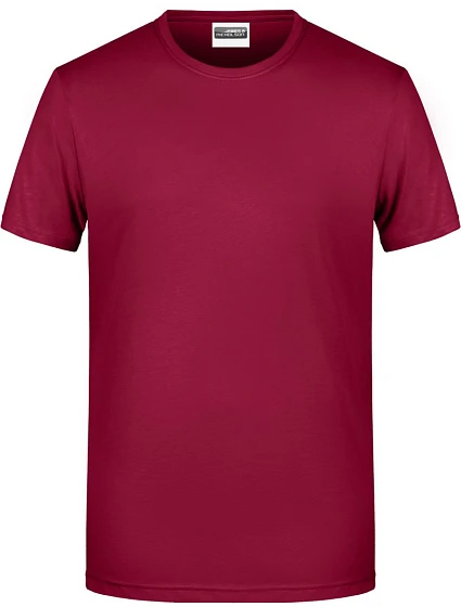 Daiber 8008 Pánské tričko z bio bavlny 02.8008 wine Daiber 8008 Pánské tričko z bio bavlny 02.8008 wine