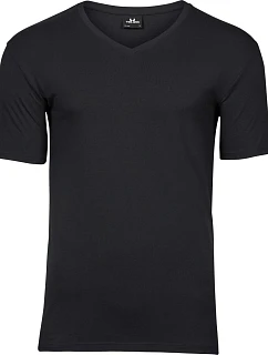 Tee Jays TJ 401 Pánské elastické tričko s výstřihem do V 18.0401 black