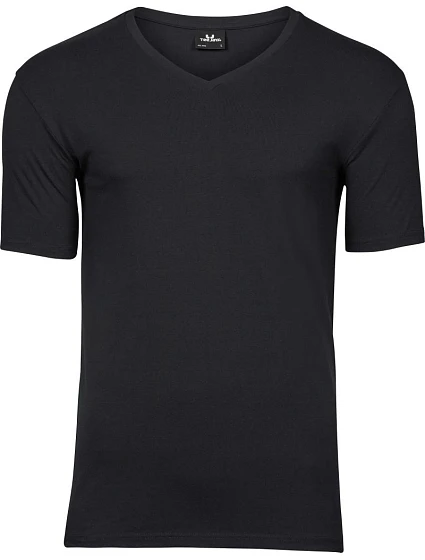 TJ 401 Pánské elastické tričko s výstřihem do V model 22497067 black - Tee Jays TJ 401 Pánské elastické tričko s výstřihem do V model 22497067 black - Tee Jays