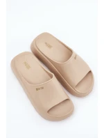 Dámské Pěnové Pantofle Na Platformě Big Star model 21686451 Béžové - Big Star Shoes Dámské Pěnové Pantofle Na Platformě Big Star model 21686451 Béžové - Big Star Shoes