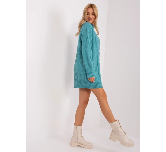 Sweter AT SW  turkusowy model 18900714 - FPrice