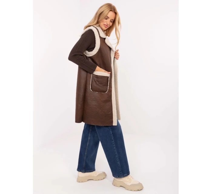 Kamizelka IT KZ model 21309901 brązowy - FPrice Kamizelka IT KZ model 21309901 brązowy - FPrice