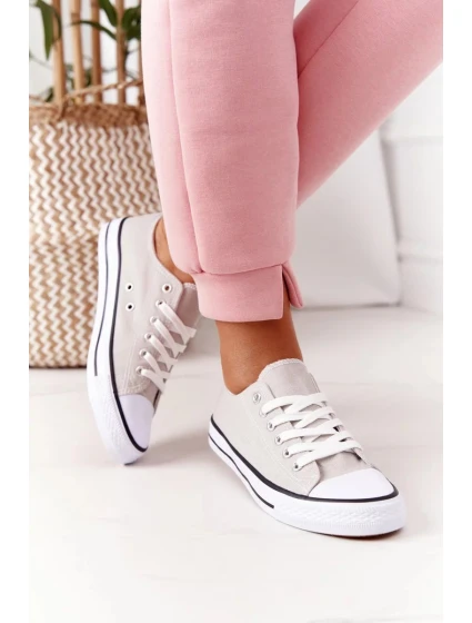 Dámské Klasické Tenisky Šedé Omerta Dámské Klasické Tenisky Šedé Omerta