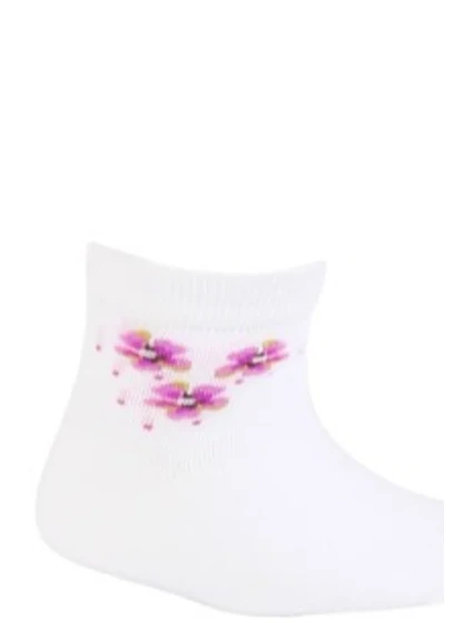 TENKÉ PONOŽKY BARVA 2-6 LET DÍVKY BÍLÉ 24-26 TENKÉ PONOŽKY BARVA 2-6 LET DÍVKY BÍLÉ 24-26