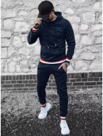 Pánské tmavě modré tepláky model 21967218 - Dstreet