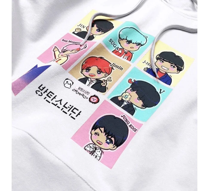 Bílá dámská sportovní mikina s potiskem model 16150020 - Ambitionfly Bílá dámská sportovní mikina s potiskem model 16150020 - Ambitionfly