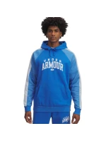 Pánská mikina Rival Fleece Colorblock Hoodie blue model 21812670 402 pánské - Under Armour Pánská mikina Rival Fleece Colorblock Hoodie blue model 21812670 402 pánské - Under Armour