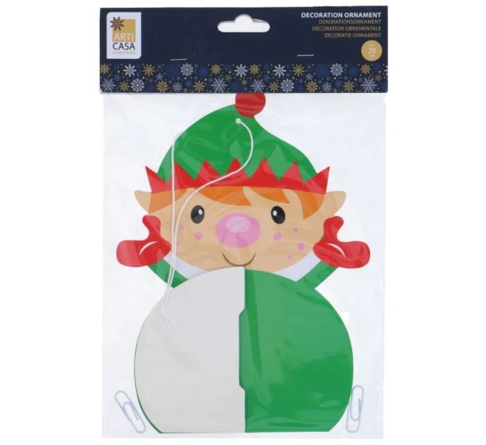 ARTICASA PAPÍROVÁ DEKORACE 15x20 cm ELF ARTICASA PAPÍROVÁ DEKORACE 15x20 cm ELF