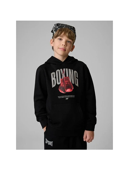 Chlapecká mikina s kapucí 4F 4FJRSS26TSWSM2904-20S Chlapecká mikina s kapucí 4F 4FJRSS26TSWSM2904-20S