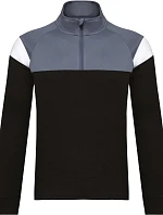 Kariban ProAct PA 388 Dětská tréninková mikina s 1/4 zipem 20.P388 black/sporty grey