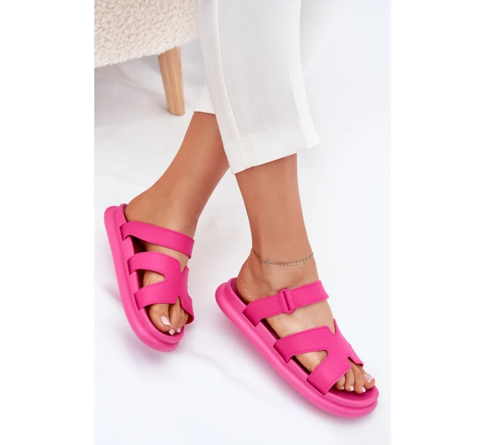 Dámské Gumové Pantofle S Páskem Fuchsie Tavirae Dámské Gumové Pantofle S Páskem Fuchsie Tavirae