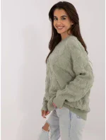 Sweter AT SW model 20470309 pistacjowy - FPrice