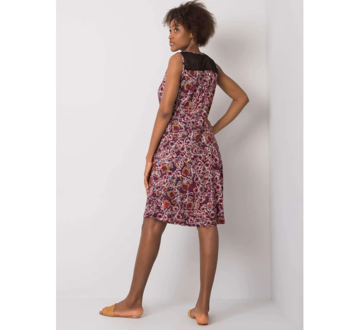 Sukienka TO SK model 21365417 bordowy - FPrice