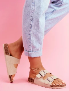 Dámské Nazouváky Béžové Si Senor