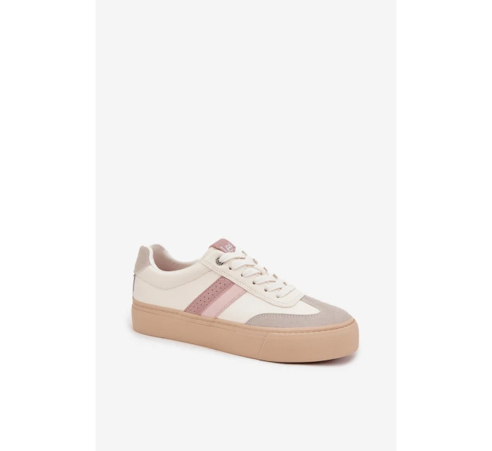 Dámské nízké tenisky LEE Ailani Women Low – ecru bílá Dámské nízké tenisky LEE Ailani Women Low – ecru bílá