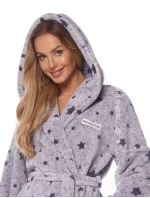 Dámský župan model 19466263 melange - L&L Dámský župan model 19466263 melange - L&L