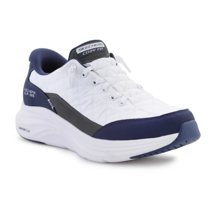 Skechers Slip-ins: Contour Foam - Cozy Fit 232619-WNV White/Navy Skechers Slip-ins: Contour Foam - Cozy Fit 232619-WNV White/Navy