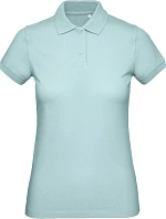 B&C Inspire Polo /women_° Dámské piqué polo z bio bavlny 01.0440 millennial mint