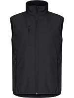 Clique Classic Softshell Vest M Pánská 3-vrstvá softshellová vesta 67.0911 black