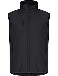 Clique Classic Softshell Vest M Pánská 3-vrstvá softshellová vesta 67.0911 black
