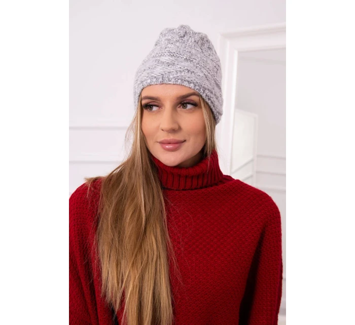 Fleecová čepice Edyta K298 šedá Fleecová čepice Edyta K298 šedá