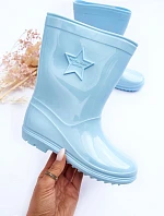 Dětské gumové holínky světle modré Malvi