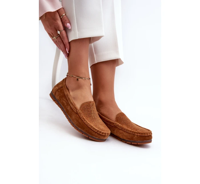 Dámské semišové mokasíny Camel S.Barski LR755