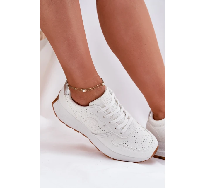 Dámské Tenisky Na Platformě Big Star model 21693863 HiPoly System Bílé - Big Star Shoes Dámské Tenisky Na Platformě Big Star model 21693863 HiPoly System Bílé - Big Star Shoes