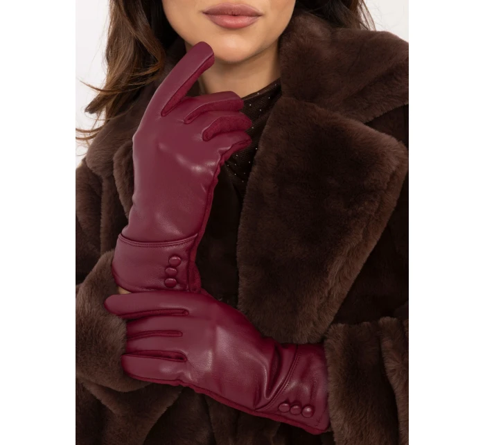 Rukavice AT RK model 20585852 bordó - FPrice