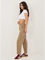 Spodnie RV SP model 22109717 ciemny bezowy - FPrice Spodnie RV SP model 22109717 ciemny bezowy - FPrice
