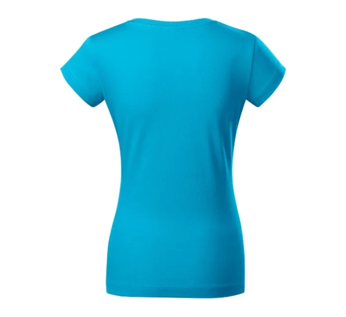 Fit V-neck tričko dámské tyrkysová Fit V-neck tričko dámské tyrkysová