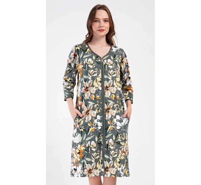 Dámské domácí šaty s tříčtvrtečním rukávem model 21154979 - Vienetta