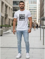 DRIFT FashionStreet pánské tričko s potiskem bílé NX5081R