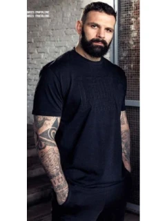 LEONE pánské tričko LSM924/S16 tyrkysové "L"