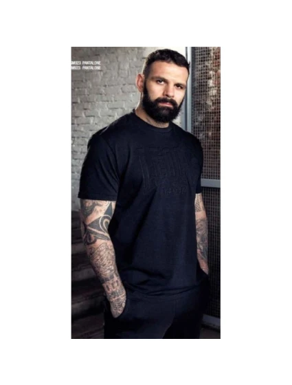 LEONE pánské tričko LSM924/S16 tyrkysové "L"