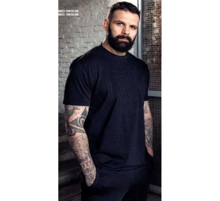 LEONE pánské tričko LSM924/S16 tyrkysové "L"